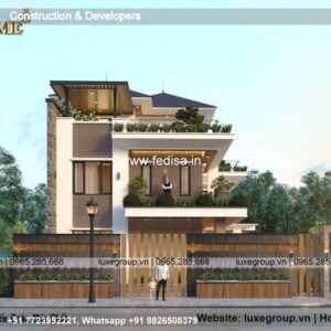 House front design  new house design duplex house design Model No - 0281