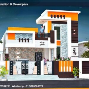 House front design  new house design duplex house design Model No - 0281