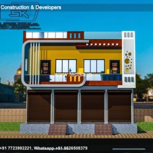House front design new house design duplex house design Model No - 0283