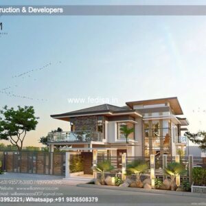 Luxury house house design modern house design -Model No - 0288