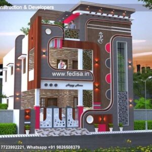 House front design new house design duplex house design Model No - 0288
