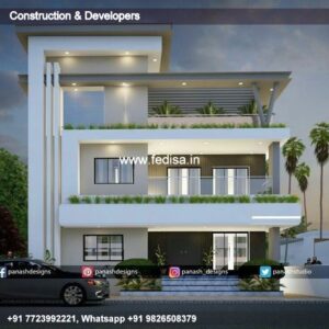 House front design  new house design duplex house design Model No - 0290