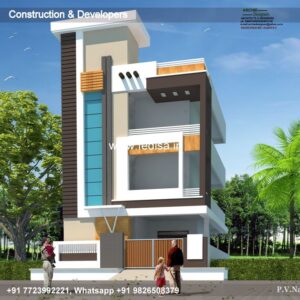 House front design new house design duplex house design Model No - 0296