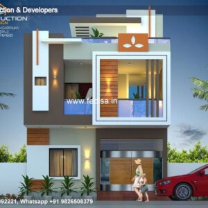 House front design  new house design duplex house design Model No - 0298