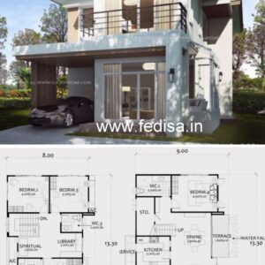 House front design  new house design duplex house design Model No - 0302