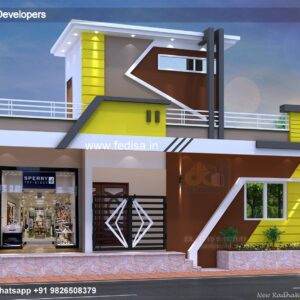 House front design new house design duplex house design Model No - 0312