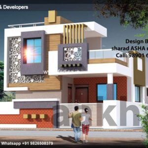 House front design new house design duplex house design Model No - 0314