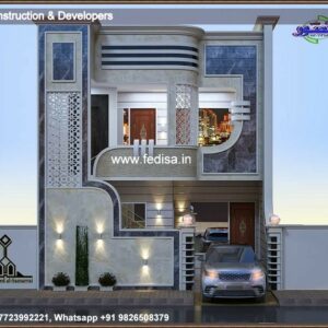 House front design  new house design duplex house design Model No - 0312