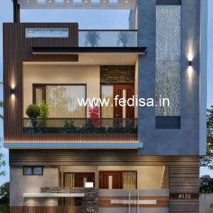 House front design  new house design duplex house design Model No - 0313