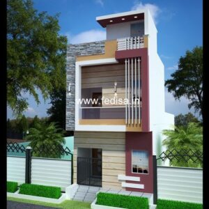 House front design  new house design duplex house design Model No - 0319