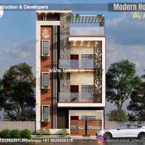 House front design  new house design duplex house design Model No - 0319