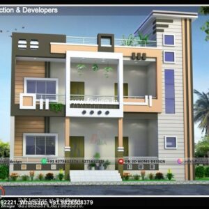 House front design  new house design duplex house design Model No - 0321