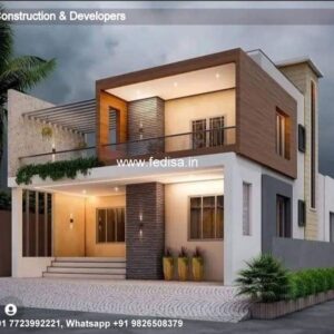 House front design  new house design duplex house design Model No - 0322