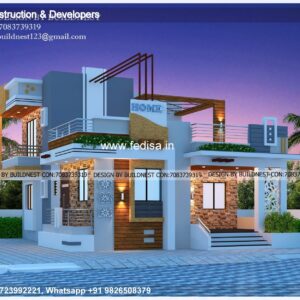 House front design  new house design duplex house design Model No - 0326