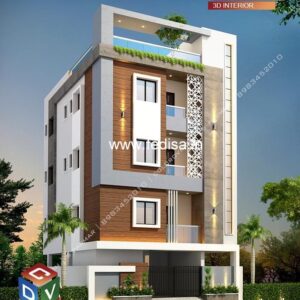 House front design  new house design duplex house design Model No - 0329