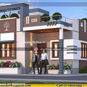 House front design  new house design duplex house design Model No - 0332