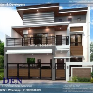 House front design  new house design duplex house design Model No - 0334
