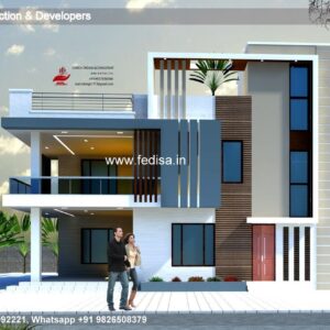 House front design new house design duplex house design Model No - 0338