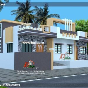 House front design new house design duplex house design Model No - 0343