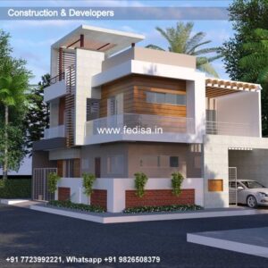 House front design  new house design duplex house design Model No - 0345