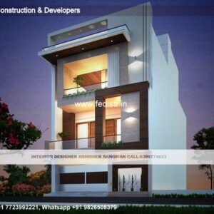 House front design  new house design duplex house design Model No - 0351