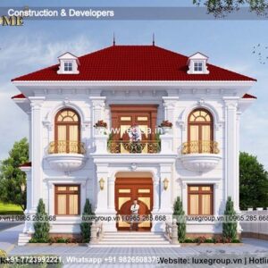 House front design  new house design duplex house design Model No - 0350