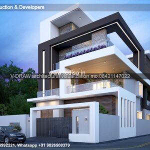 House front design  new house design duplex house design Model No - 0353