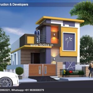 House front design  new house design duplex house design Model No - 0356