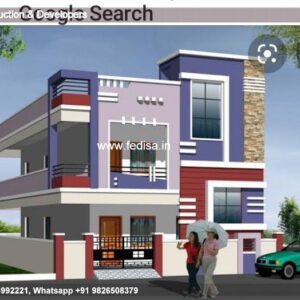 House front design  new house design duplex house design Model No - 0355
