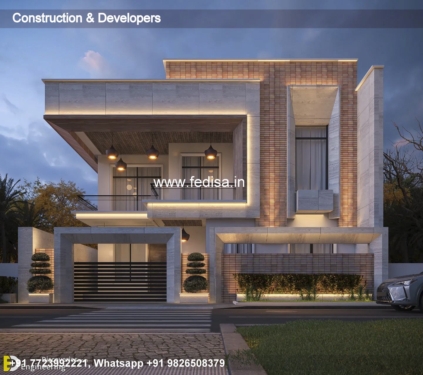 Luxury house house design modern house design -Model No - 0360