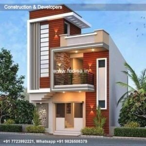 House front design  new house design duplex house design Model No - 0362