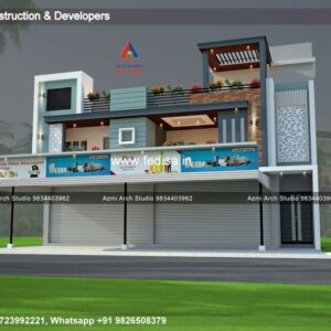 House front design  new house design duplex house design Model No - 0364