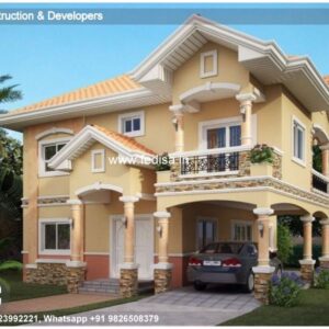 House front design  new house design duplex house design Model No - 0366