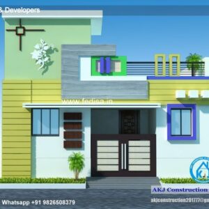 House front design  new house design duplex house design Model No - 0366