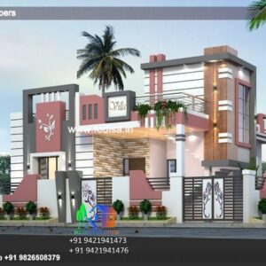 House front design  new house design duplex house design Model No - 0366