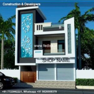 House front design  new house design duplex house design Model No - 0368