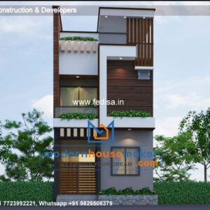 House front design  new house design duplex house design Model No - 0367