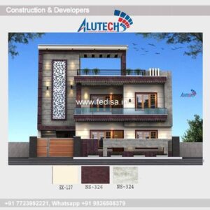 House front design  new house design duplex house design Model No - 0371