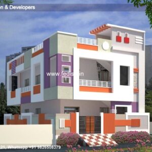 House front design  new house design duplex house design Model No - 0370
