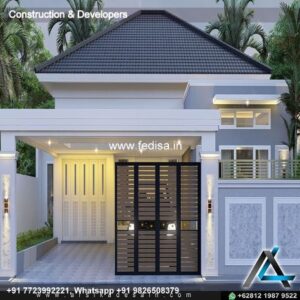 Bungalow house design most expensive house contemporary house Model No - 0377