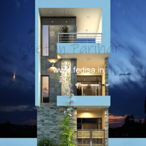 House front design  new house design duplex house design Model No - 0378