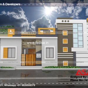 House front design  new house design duplex house design Model No - 0382