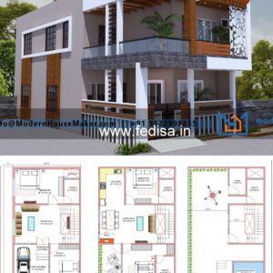 House front design  new house design duplex house design Model No - 0384