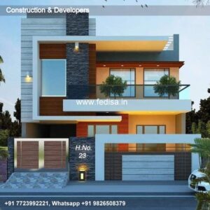 House front design new house design duplex house design Model No - 0389