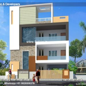 House front design new house design duplex house design Model No - 0389