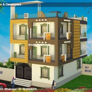 House front design  new house design duplex house design Model No - 0391