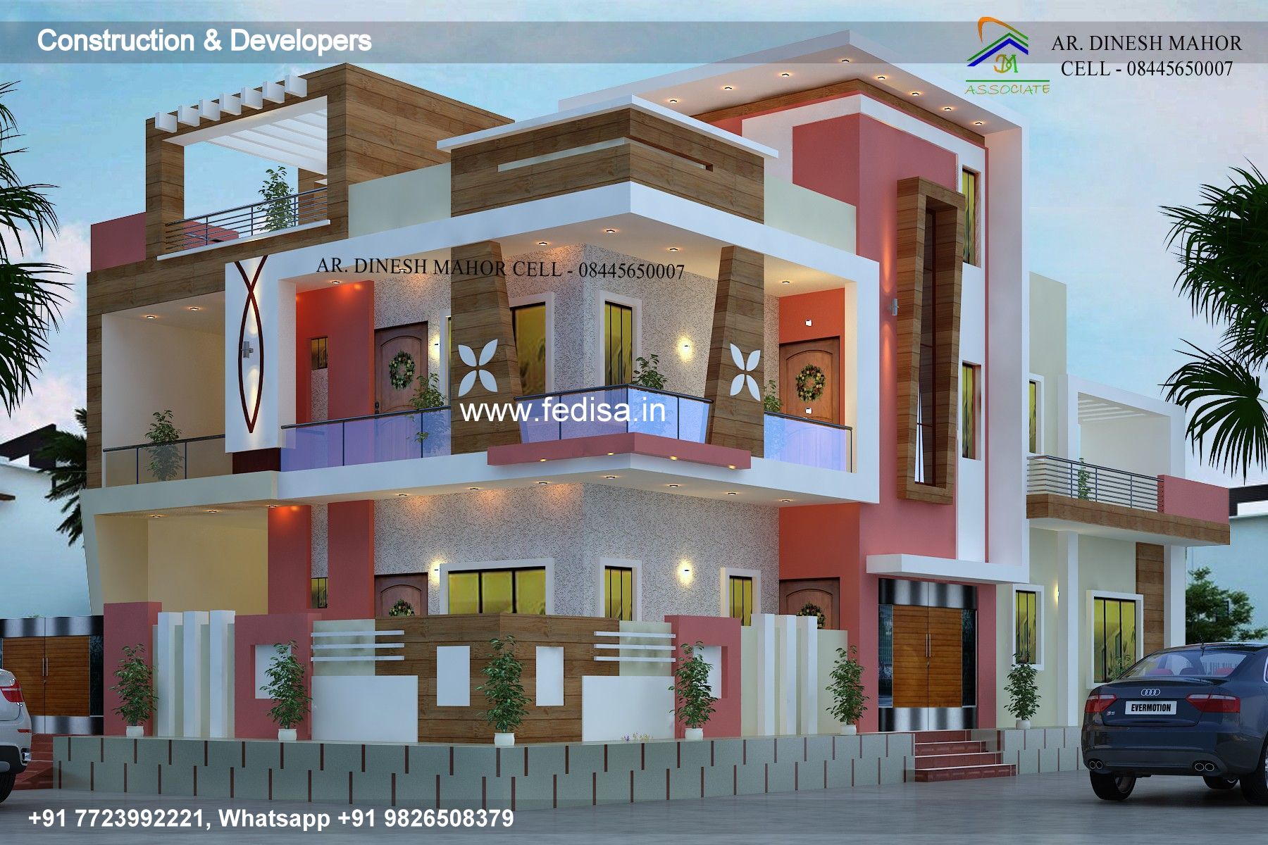 Luxury house house design modern house design -Model No - 0394