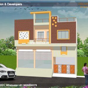 House front design  new house design duplex house design Model No - 0393