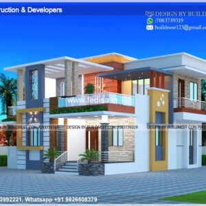 House front design  new house design duplex house design Model No - 0402
