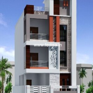 House front design  new house design duplex house design Model No - 0402